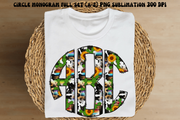 Download Western Handdraw Monogram Set - Handdraw Collection